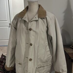 Vintage L.L. Bean barn field flannel lined coat